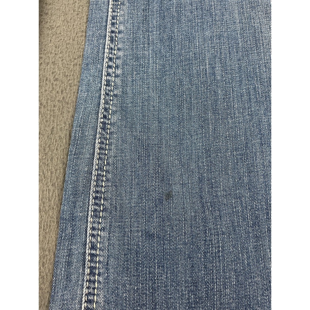 Ariat Jeans Womens 31R Blue Medium Wash Bootcut Relaxed Real Denim Paisley Waist - Picture 5 of 12